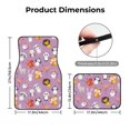 thumbnail image 5 of Yiaed Lovely Animals Print Carpet Floor Mats for Cars, Auto Accessories Front & Rear Car Floor Mats Car Floor Foot Mat Sets of 4 Pieces, 5 of 7