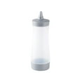thumbnail image 1 of Plastic Squeeze Bottle Reusable Condiment Dispenser Salad Sauce Jam Ketchup Container for Luncheon Kitchen Picnics (Grey), 1 of 9