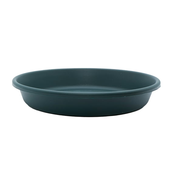 The HC Companies Classic 14" Round Plastic Plant Pot Saucer Drip Tray, Seafoam