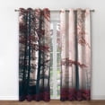 thumbnail image 2 of Cortinas Jekeno, 2 paneles, 107 x 137 cm, color Fall Forest Blackout, 2 of 7
