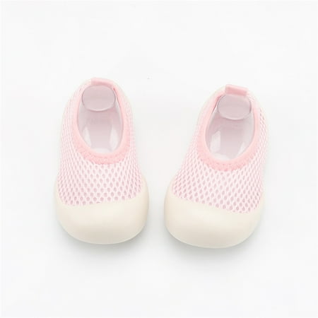 

Relanfenk Baby Shoes Toddler Indoor Color Mesh First Walkers Elastic Socks Shoes