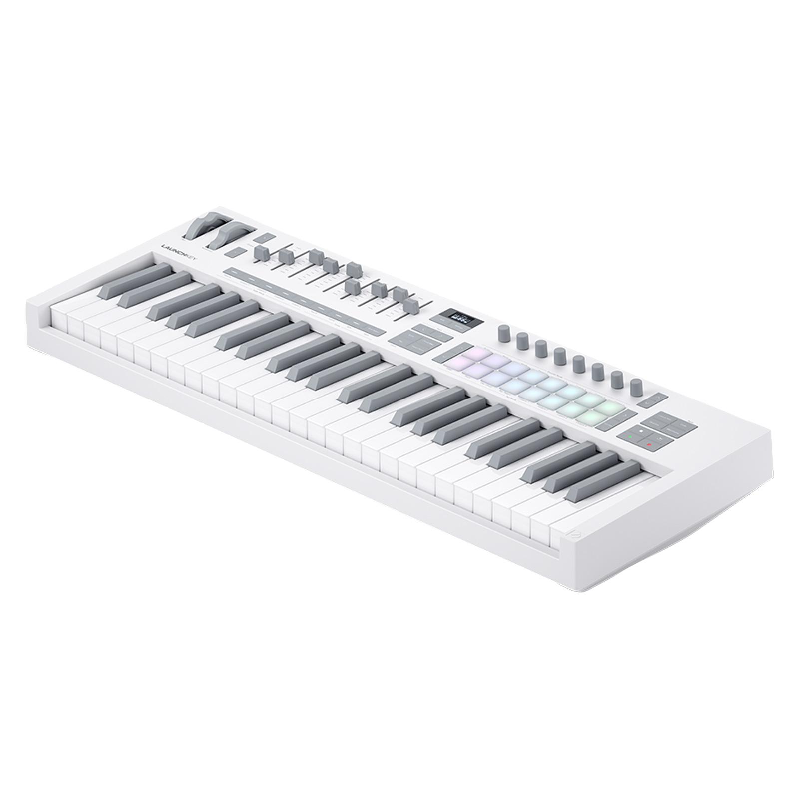 Novation Launchkey 49 MK4 White 49-Note Controller Keyboard with Bag Package