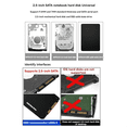 thumbnail image 4 of USB 3.0 to SATA Cable USB C Hard Drive Adapter Cable for 2.5 Inche Hard Drive Adapter Cable Computer Connector Converter, 4 of 6