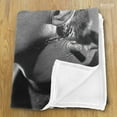 thumbnail image 4 of Frankenstein Vintage Horror Movie Monster Profile Velveteen Plush Blanket / Throw Blanket / Halloween Decor / Horror Decor / Boris Karloff, 4 of 7