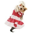 thumbnail image 4 of Polka Dots Dog Sundress with Contrasting Flowers Sizes: X-Large, 4 of 4