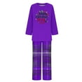 thumbnail image 4 of ChaoHeng 2024 Christmas Cotton Linen Outfits for Women 2 Piece Lounge Sets Save Up Under 50%(Purple,XXXL), 4 of 4