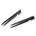 thumbnail image 2 of EXLEAF 2026 New 3Pcs Tweezers Stainless Steel Lash Tweezers Tight Clamps Efficient Grooming Eyebrow Tweezers for Home Travel Makeup Kit Silver, 2 of 6