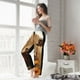 thumbnail image 5 of Balery Vintage Sunflower Cow Pantalones de pijama para mujer, pijamas ultraligeros, pantalones de estar por casa-Small, 5 of 6