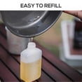 thumbnail image 4 of 4 Pack Outdoor Condiment Bottles Oil Bottles Seasoning Fuel Oil Containers Dispensers for Camping BBQ Picnic Travel, 4 of 5