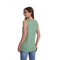 thumbnail image 5 of Wiholl Tank Tops for Women Summer V Neck T Shirts Trendy Sleeveless Basic Tee Loose Fit 2026 Fashion, 5 of 8