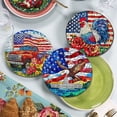 thumbnail image 4 of RKSTN 4th of july decorations Cup Mat Event Party Restaurant Tableware Insulation Tea Cup Mat Non-slip Cup Mat, 4 of 8