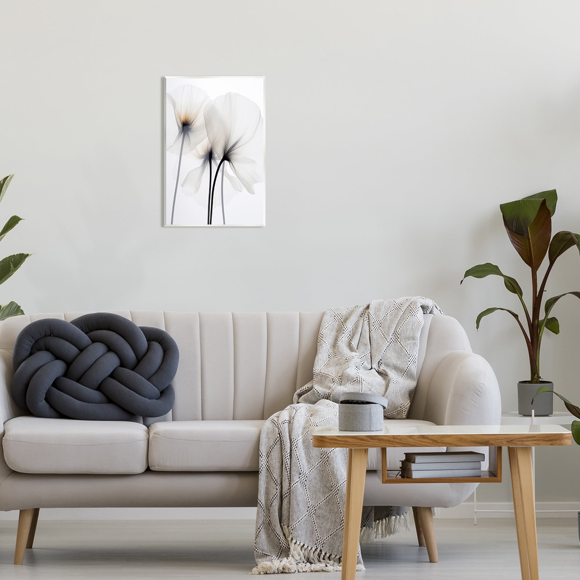 Stupell Industries White Poppy Photography Botanical & Floral Photography Unframed Art Print Wall Art, 13 x 19