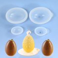 thumbnail image 4 of 3D Eggs Shape Silicone Molds Chocolate Molds Fondant Cake Baking Tool Enduring, 4 of 9