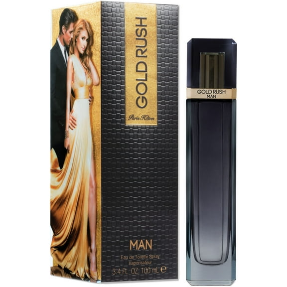6 Pack - Paris Hilton Gold Rush Man Eau De Toilette Spray For Men 3.4 oz