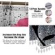 thumbnail image 3 of Juego de baño de 4 piezas, juego de cortinas de ducha con rosas amarillas, juego de cortinas de ducha románticas con alfombras (alfombrilla de baño, alfombrilla en forma de U y alfombrilla para tapa, 3 of 6