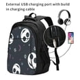 thumbnail image 2 of Goofa The Nightmare Before Christmas Pattern USB Backpack with Charging Port - Large Capacity Travel Backpack , Computer Backpack , Multi-Pocket Laptop Backpack, 2 of 7