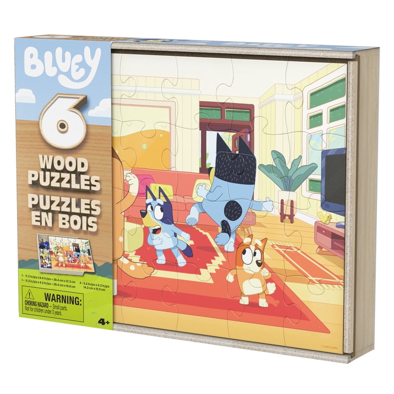 Spin Master Bluey 6-Pack Wood Puzzles Collection photo 8