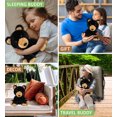 thumbnail image 3 of DolliBu Black Bear Eco-Friendly Stuffed Animal – Soft Huggable Bear, Adorable Playtime Bear Plush Toy, Cute Wildlife Cuddle Gifts, Super Soft Plush Doll Animal Toy for Kids and Adults – 9 Inches, 3 of 9
