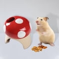 thumbnail image 1 of Cartoon Ceramic Hamster Cage Hideout Cave Pet Corrosion Red, 1 of 8