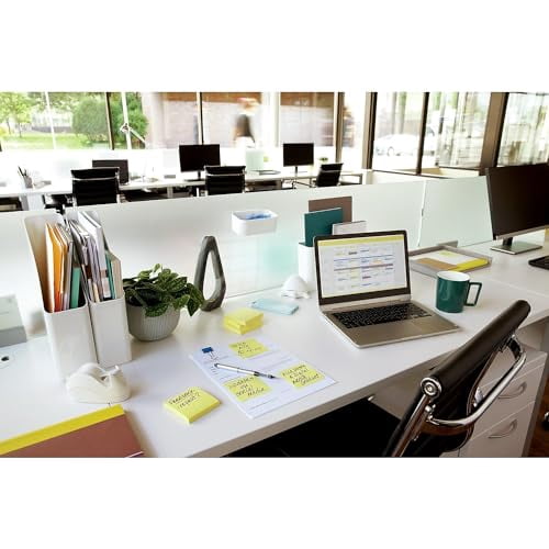 Post-it Notes 654-18CP 3 in. x 3 in. Original Pads Cabinet Pack in Canary Yellow (18 Pads/Pack)