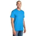 thumbnail image 3 of Gildan DryBlend Short Sleeve T-Shirt for Men, Crew Neck, Classic Fit, Sapphire, S-3XL, 1-Pack, 3 of 5