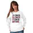 thumbnail image 3 of BCA Cancer Survivor I Can Do Anything Women Plus Size Crewneck Sweatshirt Brisco Brands 5X, 3 of 5