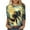 Multicolor Plus Size Blouse for Women_i, variant on CYMMPU Fall Trendy Shirts 3/4 Sleeve Loose Fit Spring Tunic Tops Round Neck Bee Pattern Blouses for Women Dressy Casual Lightweight Basic Tees Multicolor XXXXL