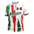 thumbnail image 5 of 2026 new Mexico Soccer Jersey Men Shirts Short Sleeve Casual Crewneck Pullover Summer Tops Soccer Shirt for Men Indoor Outdoor Activities Daily Wear, 5 of 5