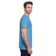 thumbnail image 3 of Gildan Men’s Short Sleeve Crew T-Shirt of 100 Ultra Cotton - Soft, Classic Fit Tee - Carolina Blue, S, 3 of 5