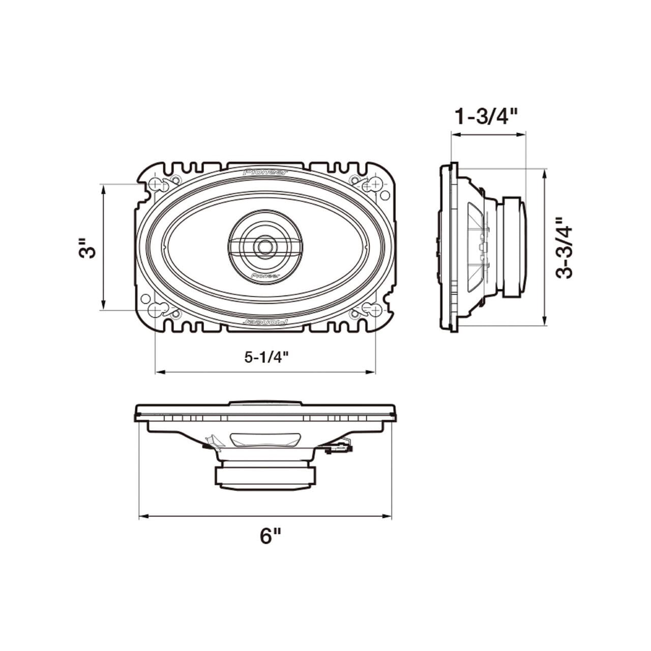 Pioneer® Ts-g4620s G-series 4\
