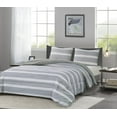 thumbnail image 3 of Chaps 3 PC Comforter Set Grey Double/Queen, 3 of 4