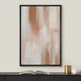 thumbnail image 2 of IDEA4WALL Framed Canvas Print Gray & Brown White Pastel Watercolors Abstract Wall Art Modern Artwork Decor Bohemian Colorful Relax/Zen for Living Room, Bedroom - Black 16"x24", 2 of 5