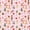 Pink Orange, variant on Manfei Vintage Snowman Twin Fitted Sheet,Traditional Gingerbread Men Bedding,2-Piece,1 Fitted Sheet and 1 Pillowcase