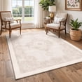 thumbnail image 4 of GENIMO 8'x10' Diamond Persian Rug for Living Room, Large Machine Washable Non Slip Low Pile Area Rug for Bedroom Dining Room, CLASSICVEIL, 4 of 5