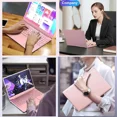 thumbnail image 6 of 15.6" FHD Windows 11 Pro Pink Laptop Computer Office 2024 Meeting camera Backlit Keyboard Intel N5095 16GB RAM 512GB SSD Lightweight Business student Notebook PC Computer for Work WiFi5 BT 5.0, 6 of 7