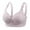 Light Purple, variant on UJNDER Casual Adjustable Breathable Top Bra Underwear No Steel Ring Gathering Adjusting Bras for Women Hot Pink 36