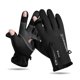 thumbnail image 2 of Guantes para hombres y mujeres con cremallera, dos dedos, invierno, deportes para mujeres, pantalla táctil, temporada, forro polar, cálido, algodón, impermeable, guantes de fitness para adultos, 2 of 5