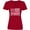 Red, variant on Inktastic Breast Cancer Awareness Pink Ribbons and Flag Women's V-Neck T-Shirt