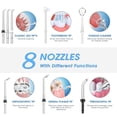 thumbnail image 3 of Irrigador bucal con hilo dental TUREWELL, 600 ml, limpiador dental, 3 of 9
