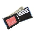 thumbnail image 6 of Men's Genuine Leather Bifold Multi Card ID Center Flap Wallet with Graphics 1246, 6 of 14