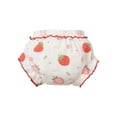 thumbnail image 7 of Zaldita Infant Baby Girls 4Pcs Cotton Bloomers Diaper Cover Printed Ruffle Panties Underwear Blue Red Green 110, 7 of 7
