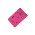thumbnail image 3 of ZLight Phone Card Holder Silicone Phone Pouch ID for Phones Drivers Card Mobile Yellow All Rose Red 16x10x2.5cm, 3 of 6