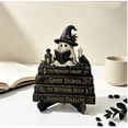 thumbnail image 6 of PoyoKee Ghost Reading Halloween Decorations, Ghost Reading Book Shelf Decor Spooky & Cute Stuff, Wooden Halloween Decor for Indoor Bedroom Fireplace, 6 of 8