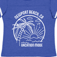 thumbnail image 4 of Inktastic Summer Vacation Mode Newport Beach California Boys or Girls Toddler T-Shirt, 4 of 5