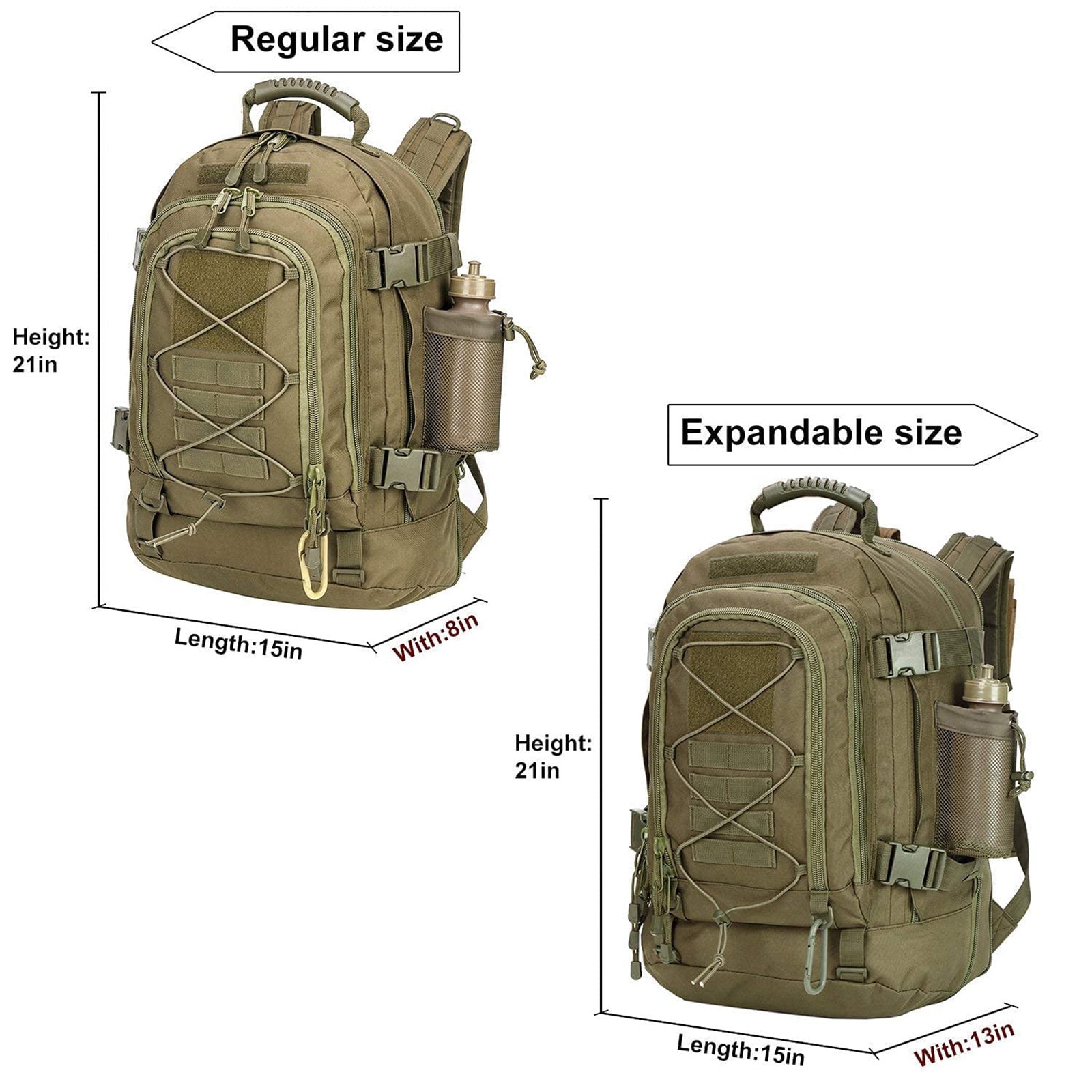 Backpack for Men Women Camping Hiking Large Multifunction Outdoor Sport Rucksack Molle Bag Backpacks