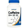 Nutricost Caffeine Pills, 200mg Per Serving (250 Caps)