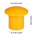 thumbnail image 2 of Topbathy 30Pcs Industrial Grade Plastic Rebar Protective Covers for Secure Construction Safety, 2 of 7