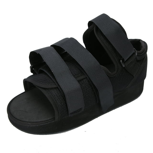 Cast Shoe, Toe Walking Boot, Lightweight Semi-Open Air--Friendly Materials For Shoe Foot Black