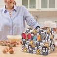 thumbnail image 2 of TSOVTHRID Cartoon Cat Pattern Stand Mixer Cover with Storage Pockets Stain Resistant Kitchen Appliance Dust Cover Compatible with 4.5-5 Quart Stand Mixer Cover for Kitchen Aid Mixer,S, 2 of 7