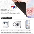 thumbnail image 2 of Dailycode Dishwasher Magnet Cover Magnetic Fridge Door Cover Home Kitchen Decor, Watercolor Bow and Rose Flower, 23"x 26", 2 of 6